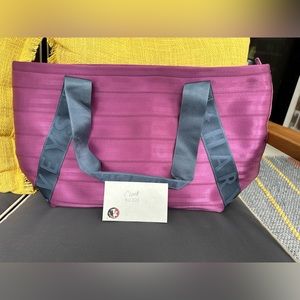 Harveys Large Boat Tote in Plum
